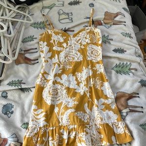 never worn, very cute love the pattern